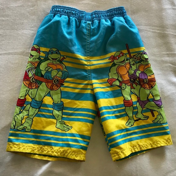 4/$10 Ninja Turtles Swim Trunks - Picture 2 of 3